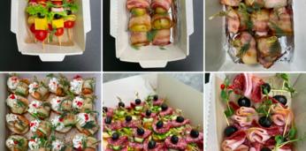 Фуршетный сет стандарт с горячими закусками на 21-25 персон